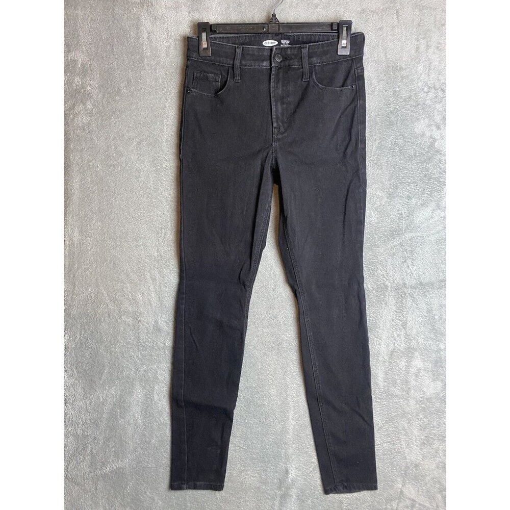 Old Navy Womens 4 Rockstar Super Skinny High Rise Black Jeans